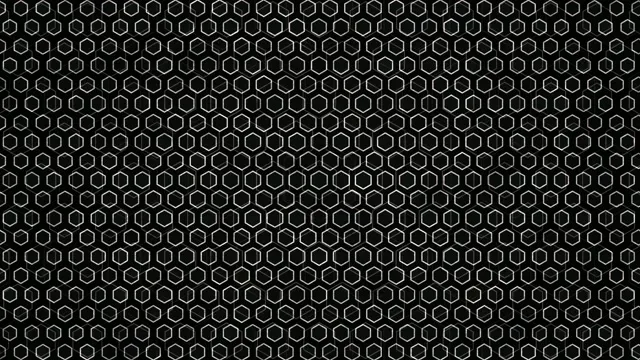 4K UHD 60fps Screensaver - Mesmerizing Cream Hexagon Motion Background