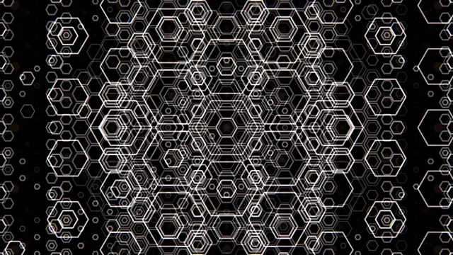10 hours 4K UHD 60fps Screensaver | Neon Hexagon VJ Loop Motion Background