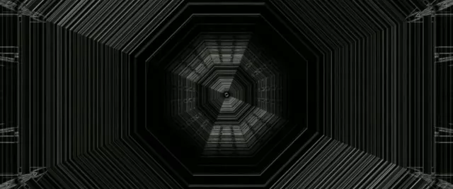 neon tunnel 2.39:1 cinemascope 60fps screensaver diamond vortex motion background