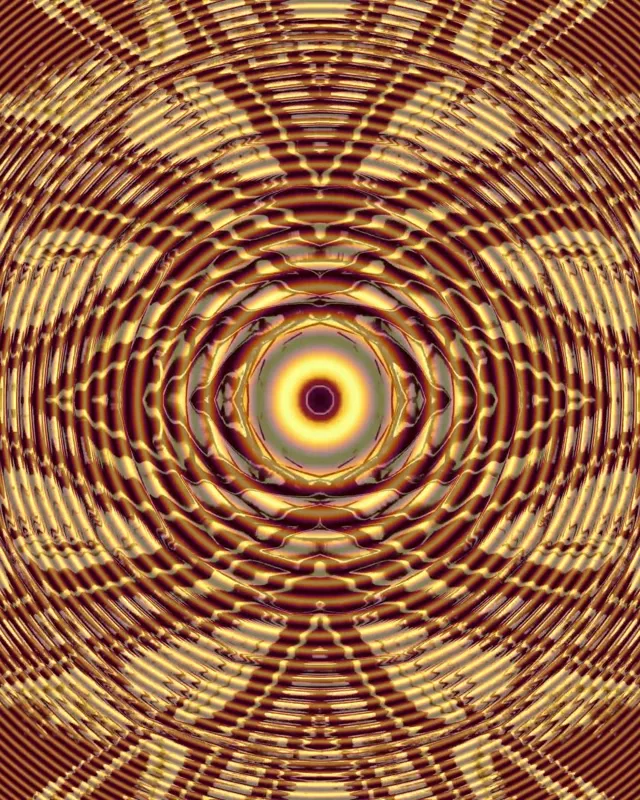 4:5 Instagram neon tunnel 60fps screensaver motion background gold spiral