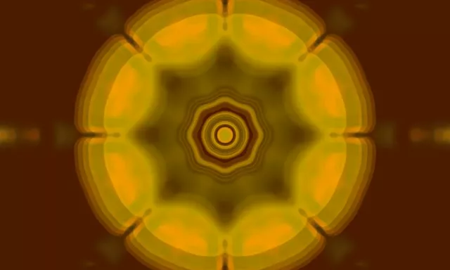 5:3 wide 60fps screensaver neon tunnel golden live wallpaper kaleidoscope