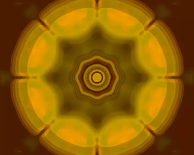 5:4 industrial 60fps screensaver neon tunnel golden motion background star