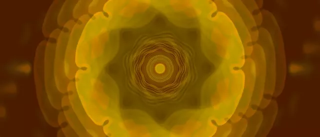 21:9 ultrawide 60fps neon tunnel golden mandala vj loop screensaver