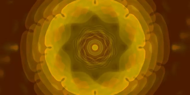 2:1 univisium 60fps neon tunnel golden spiral vj loop screensaver