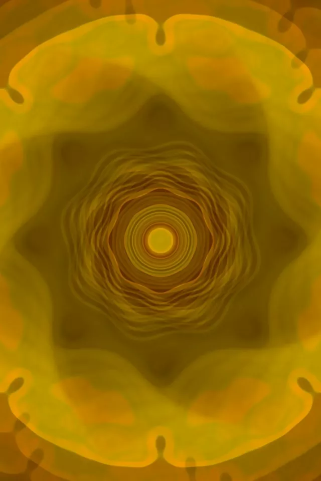 2:3 photo portrait 60fps neon tunnel golden mirrored vj loop screensaver