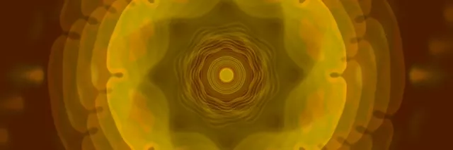 3:1 triple wide 60fps neon tunnel golden octagon vj loop screensaver