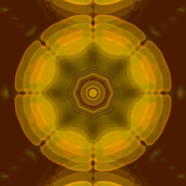 neon tunnel 1:1 square 60fps symmetrical golden vortex vj loop screensaver