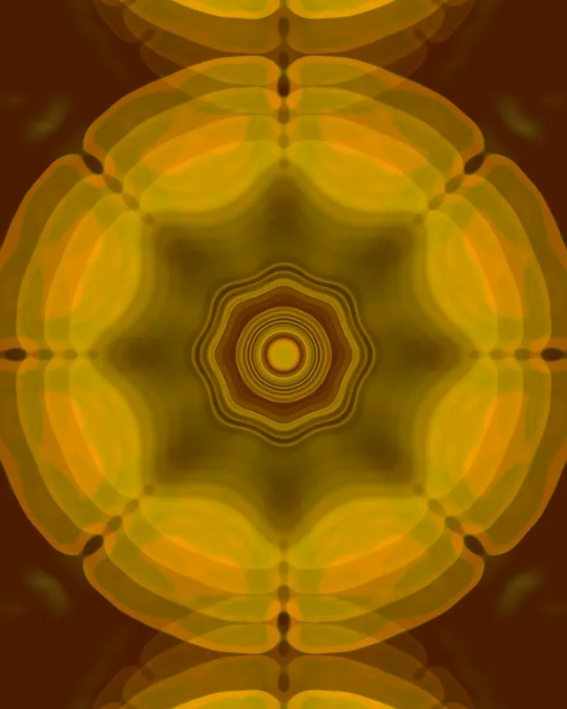 neon tunnel 4:5 instagram 60fps pulsing golden mandala live wallpaper screensaver