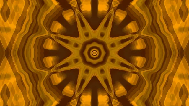 4k uhd 60fps screensaver neon tunnel golden star vj loop