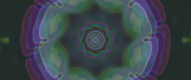 neon tunnel 2.39:1 cinemascope 60fps screensaver hypnotic star vj animation loop