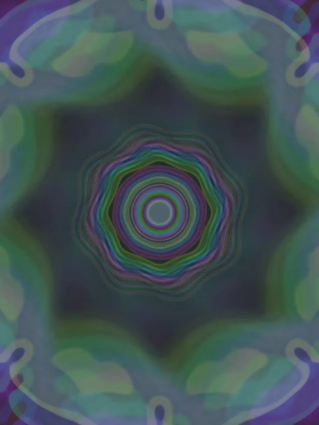 neon tunnel 3:4 ipad portrait 60fps screensaver luminous vortex vj loop tunnel