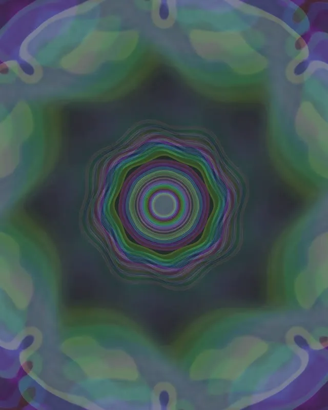 neon tunnel 4:5 instagram 60fps screensaver glowing vortex vj loop motion art