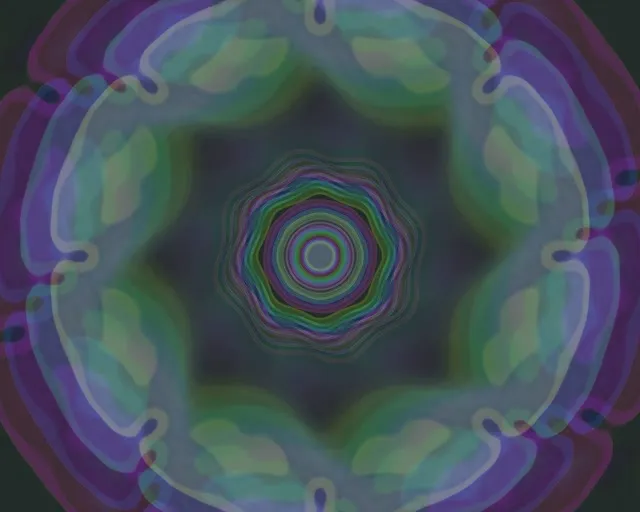 neon tunnel 5:4 industrial 60fps screensaver geometric mandala vj animation loop