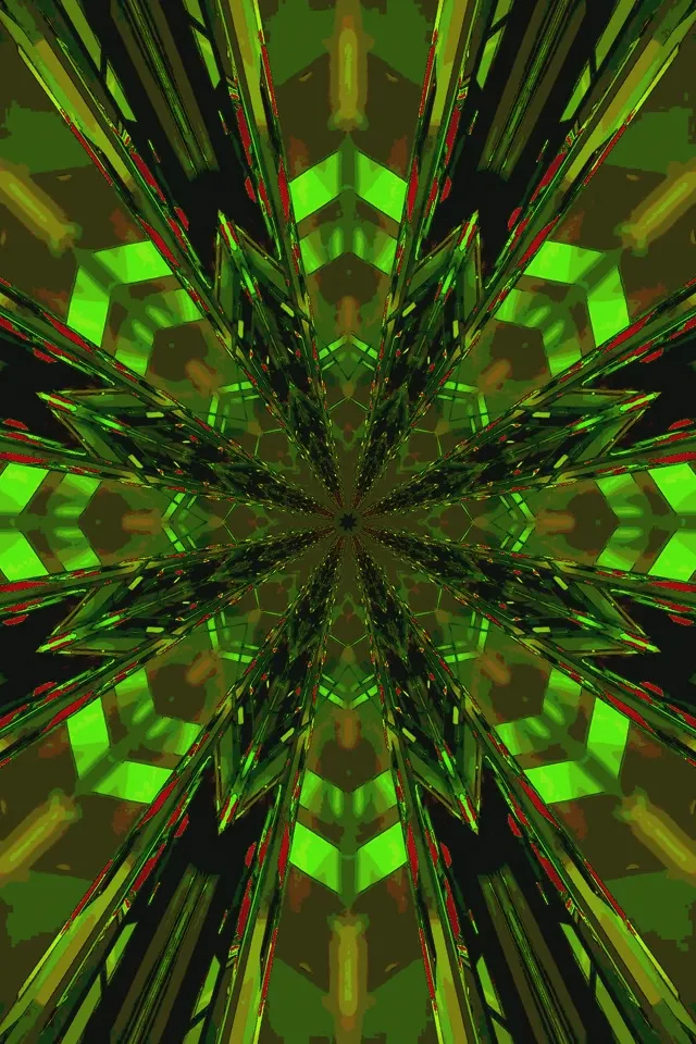 neon tunnel 2:3 photo portrait 60fps screensaver chartreuse vj animation tunnel