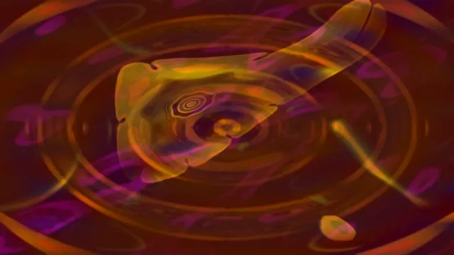 Yellow Green Wave Kaleidoscope 4K VJ Loop | Trippy Screensaver