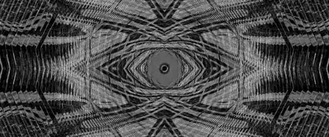 2.39:1 Cinemascope neon tunnel 60fps screensaver symmetrical eye vj loop