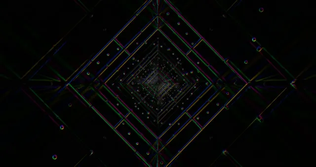 4k uhd 60fps screensaver neon tunnel kaleidoscope vj loop
