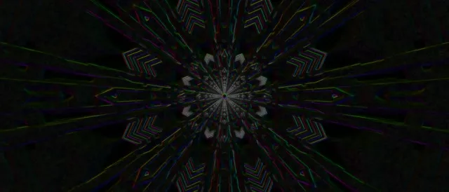 neon tunnel 21:9 ultrawide 60fps screensaver colorful geometric vortex vj loop