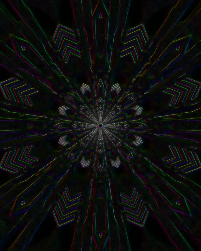 neon tunnel 4:5 instagram 60fps screensaver pulsing cyan magenta background