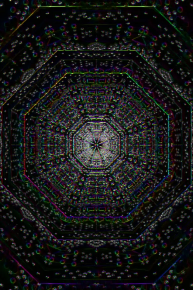 neon tunnel 2:3 photo portrait 60fps screensaver vj animation cyan burst