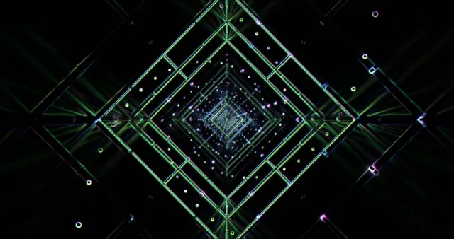 4k uhd 60fps screensaver neon tunnel motion background