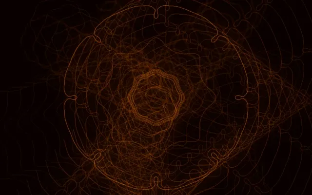 16:10 macbook neon tunnel 60fps screensaver orange radial vj loop tunnel