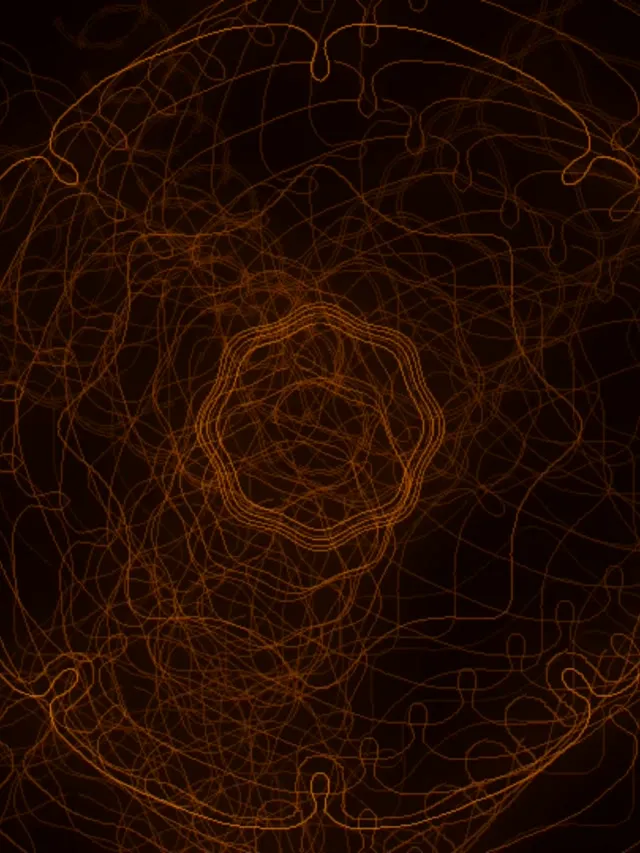 3:4 ipad portrait neon tunnel 60fps screensaver orange vortex vj animation