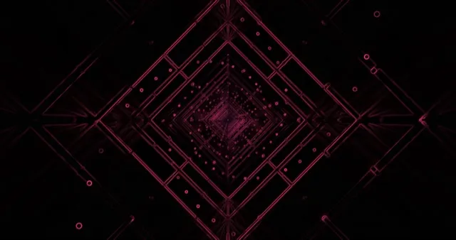 4k uhd 60fps screensaver neon tunnel pink diamond vortex motion background