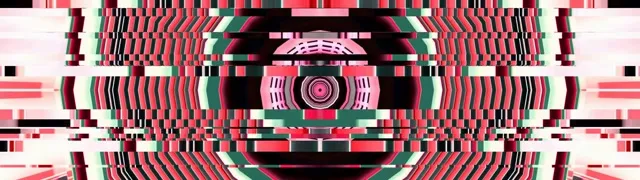 32:9 Super Ultrawide neon tunnel 60fps vj loop live wallpaper pink