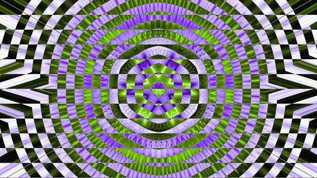 4k uhd 60fps screensaver neon tunnel purple green kaleidoscope
