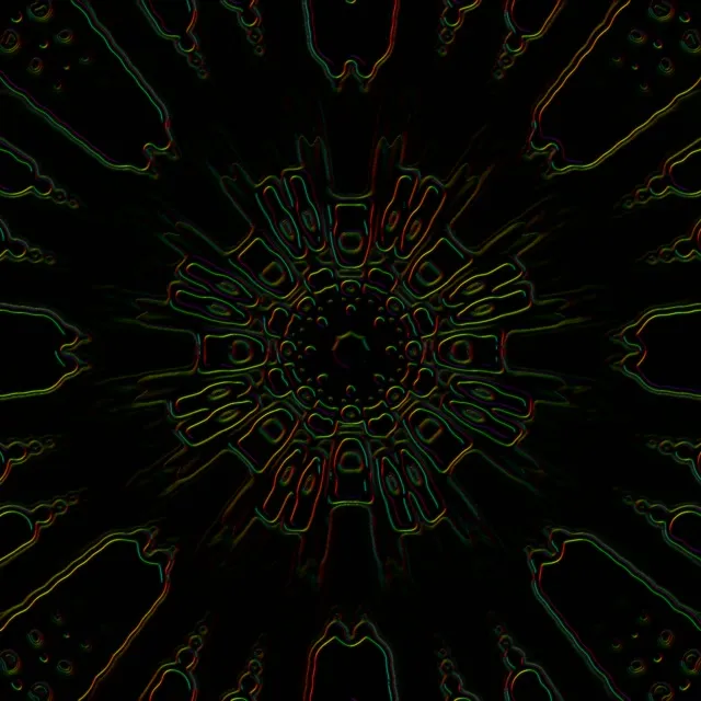 neon tunnel 1:1 square 60fps screensaver kaleidoscope vj animation pulsing