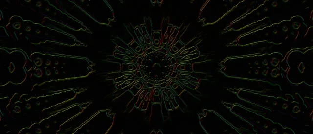 neon tunnel 21:9 ultrawide 60fps screensaver purple symmetrical vj loop
