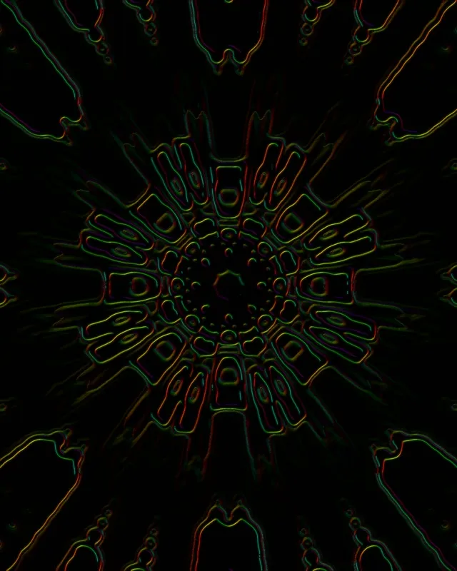 neon tunnel 4:5 instagram 60fps screensaver mandala vj animation live