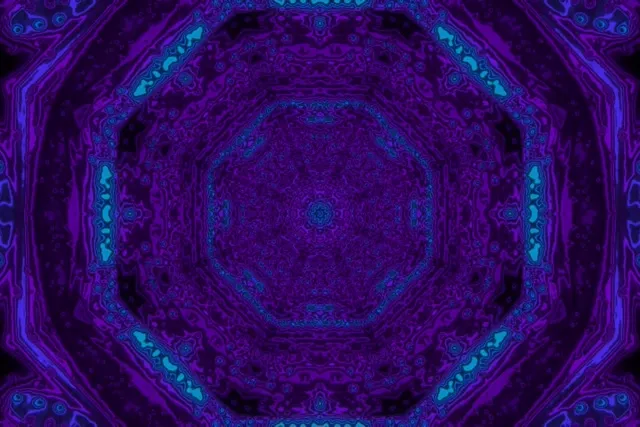 3:2 surface 60fps neon tunnel vj loop purple fractal live wallpaper