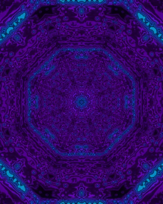 4:5 instagram 60fps neon tunnel screensaver purple mandala vj loop