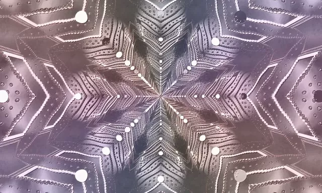 5:3 wide neon tunnel 60fps screensaver silver geometric vj loop