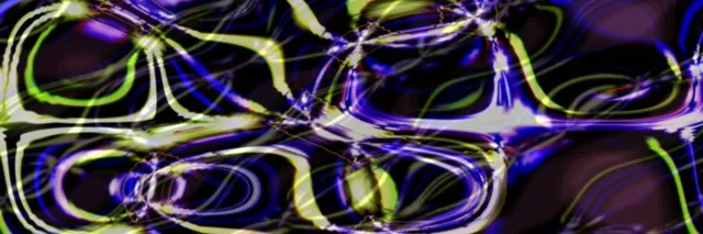 neon tunnel 3:1 triple wide 60fps screensaver flowing vj animation background