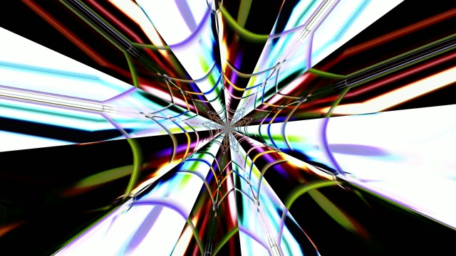 4k uhd 60fps screensaver neon tunnel rainbow vortex vj loop