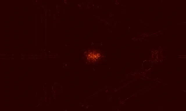5:3 wide 60fps neon tunnel screensaver red star vj animation