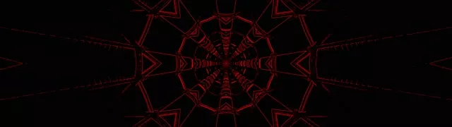 32:9 super ultrawide 60fps neon tunnel red fractal vj animation