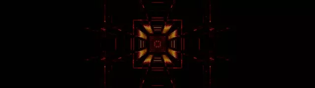 neon tunnel golden vortex 32:9 super ultrawide 60fps screensaver vj loop