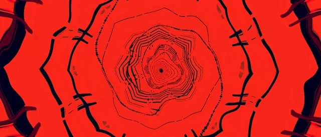 21:9 ultrawide neon tunnel 60fps screensaver red spiral vj animation