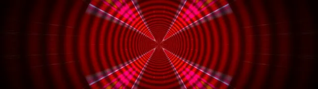 neon tunnel 32:9 super ultrawide 60fps screensaver red geometric vj