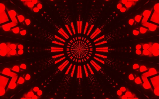 neon tunnel 16:10 macbook 60fps screensaver crimson mandala live wallpaper