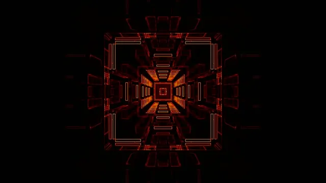 4k uhd 60fps screensaver neon tunnel red vortex vj loop