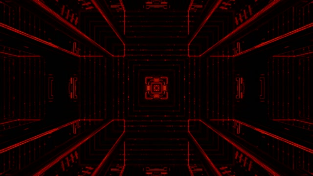 Red Spiral Vortex 4K VJ Loop | Neon Tunnel Screensaver | Mesmerizing