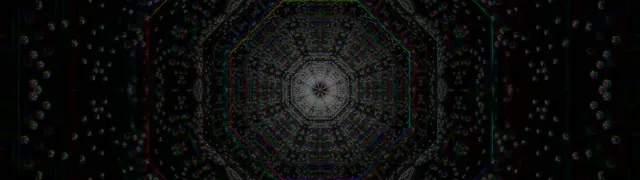 neon tunnel 32:9 super ultrawide 60fps screensaver geometric mandala vj loop