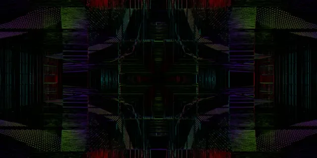 neon tunnel 2:1 univisium 60fps screensaver vj loop cyan purple rays