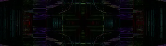 neon tunnel 32:9 super ultrawide 60fps screensaver vj loop geometric