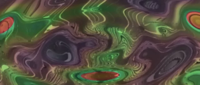 21:9 Ultrawide 60fps neon tunnel screensaver vj animation red swirl